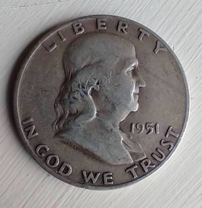 lot 86 image: 1951-D Franklin Half Dollar