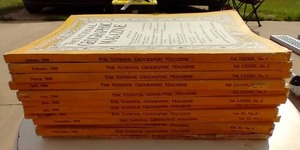 lot 121 image: Complete 1946 National Geographic Set - 12 Issues