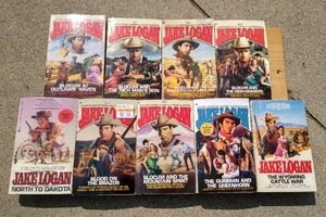 lot 149 image: (9) Jake Logan Western Books
