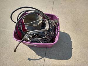 lot 152 image: Tote of Miscellaneous - Cable, Springs, Etc