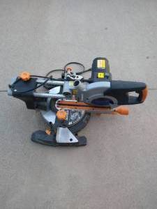 lot 173 image: Evolution Sliding Miter Saw