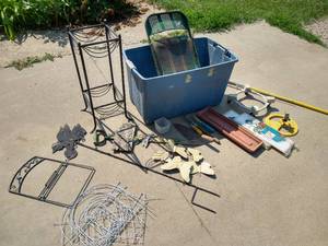 lot 191 image: Huge Garden Lot - Signs, Trays, Etc.
