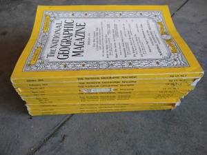 lot 193 image: Complete 1954 National Geographic Set - 12 Issues