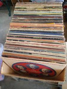 lot 212 image: Huge Box of LP Albums - Mostly Country