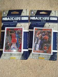 lot 234 image: (2) 2016-17 NBA Hoops Team Sets