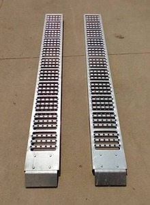lot 240 image: Pair of 84 x 10 Steel Ramps