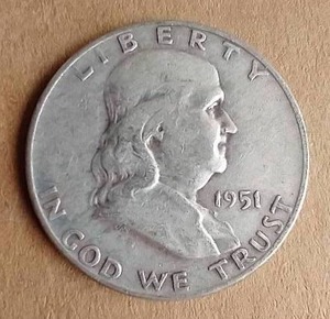 lot 247 image: 1951-D Franklin Half Dollar