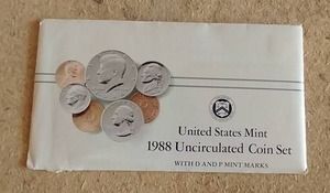 lot 257 image: 1988 Uncirculated Coin Set