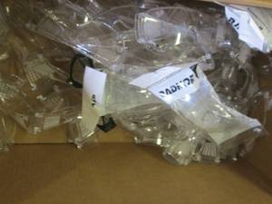 lot 129 image: box of safety glasses ...