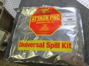 lot 138 image: attack pac emergency spill kit...