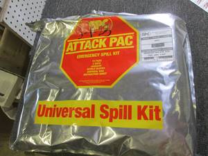 lot 140 image: attack pac emergency spill kit...