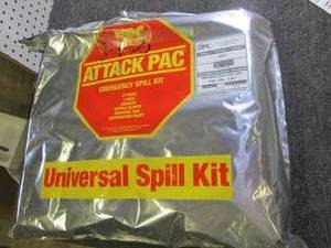lot 141 image: attack pac emergency spill kit...