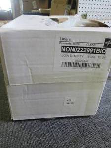lot 144 image: case of can liners .9 mil 10.2# 38...