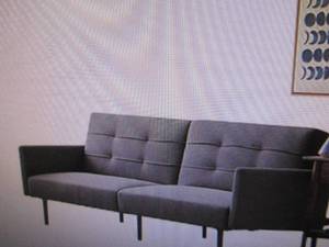 lot 9 image: Lucid Comfort Collection Futon Sofa Bed