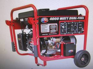 lot 10 image: All Power 4000 Peak3300 Portable Dual-Fuel Generator