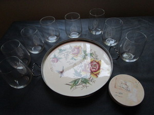 Tray, Tumblers, Coasters