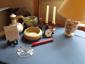 Pottery, Tile, Lamp