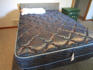 Full Size Bed Frame & King Koil