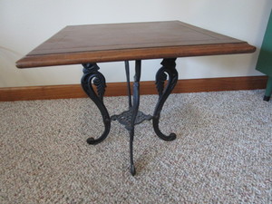 Metal Base Table