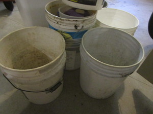 Pails, Trash Containers