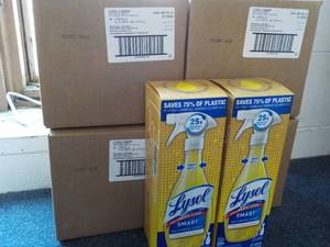 4 - 32 ct Box Lysol Smart Cleaner R...