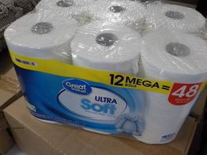 12 Mega Rolls Great Value 2 Ply Toi...