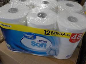 12 Mega Rolls Great Value 2 Ply Toi...