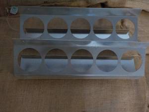 2 Metal 5 Can Wall Display Shelves...
