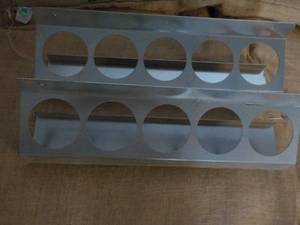 2 Metal 5 Can Wall Display Shelves...