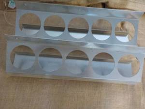 2 Metal 5 Can Wall Display Shelves...