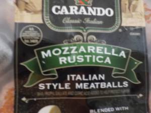 4 Frozen 16 oz Pkgs Carando Mozzare...
