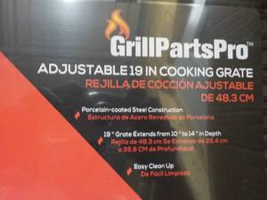 Case of 8 Grill Parts Pro Adjustable 19 Cooking Grate