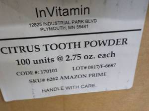 Box of 100 - 2.75 oz InVitamin Char...