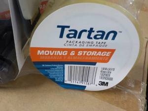 3 Tartan Tape Dispensers with Packi...