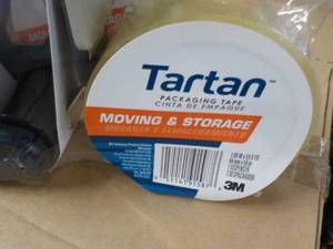 3 Tartan Tape Dispensers with Packi...