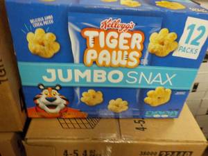 3 - 4 ct Boxes Kelloggs Tiger Paws...