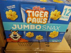 3 - 4 ct Boxes Kelloggs Tiger Paws...