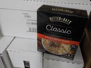 6 boxes 10 pouches each Better Oats...