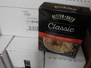 6 boxes 10 pouches each Better Oats...