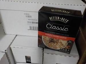 6 boxes 10 pouches each Better Oats...