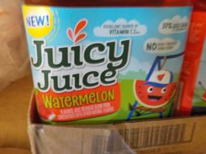 8 - 58oz Bottles Juicy Juice Waterm...
