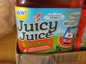 8 - 58oz Bottles Juicy Juice Waterm...