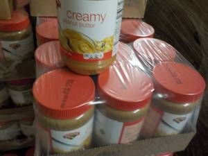 6 - 40oz Hannaford Creamy Peanut Bu...