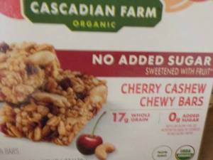 6 Ct Box 5 bars each Cascadian Farm...