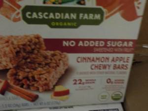 6 Ct Box 5 bars each Cascadian Farm...