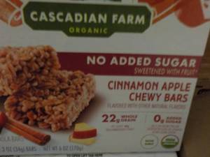 6 Ct Box 5 bars each Cascadian Farm...