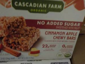 6 Ct Box 5 bars each Cascadian Farm...