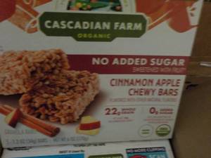 6 Ct Box 5 bars each Cascadian Farm...