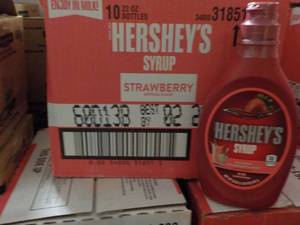 10 - 22 oz Bottles Hersheys Strawb...