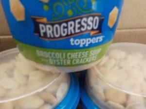 6 Progresso Toppers Broccoli Cheese...